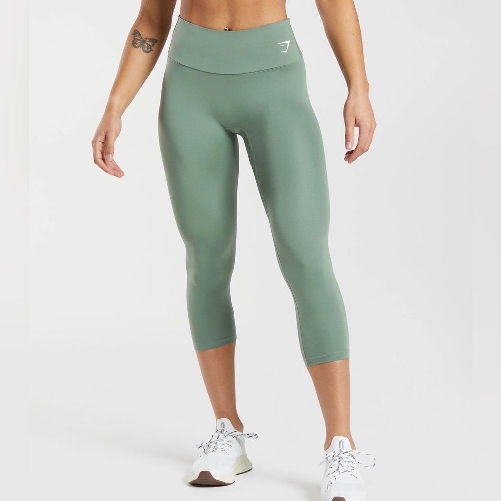 Gymshark Training 7/8 Leggings Green